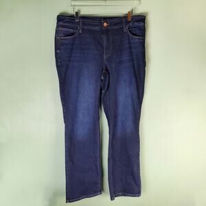 Everflex by Maurices Womens Dark Wash High Rise Slim Boot Jeans Size 20W